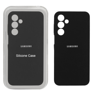 قاب سیلیکونی پاک کنی محافظ لنزدار اورجینال Samsung Galaxy A16 - مشکی (پک اصلی)